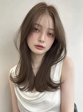 セミロング ✨透明感カラー✨ yukaのマツエク・マツパデザイン