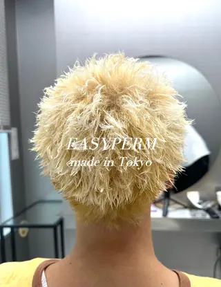 ショート カラー パーマ メンズ 🔥メンズヘア/ 🔥表参道/谷口泰基のヘアスタイル