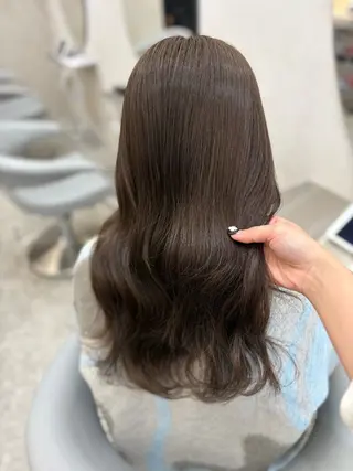 ロング カラー 新宿/韓国ヘア 中明度カラー/かやのヘアスタイル