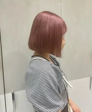 ショート カラー ヘアアレンジ MAYU/ハイトーン /レイヤーカットのヘアスタイル