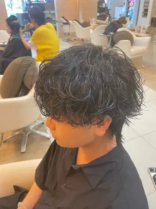パーマ メンズ 北川 玲聖のヘアスタイル