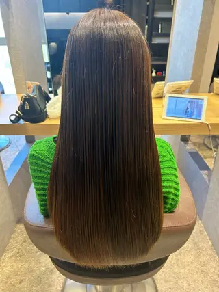 ロング カラー Moana大宮店所属・石坂駿伍/縮毛矯正/ ストレート/髪質改善のヘアスタイル