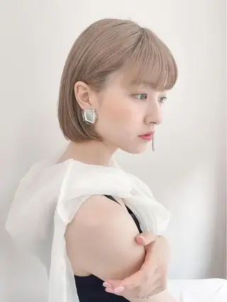 ミディアム イメチェンショート 錦糸町AKIRA店長のヘアスタイル