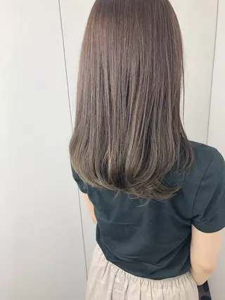 ロング カラー FURUSHO所属・透明感カラー/ ツイスパ/小倉悠佑のヘアスタイル