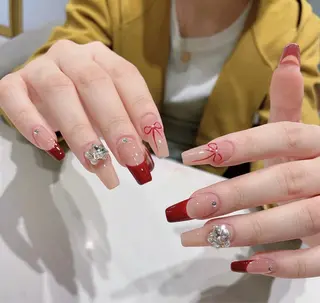 ネイル コネコネイルサロン モデル用のネイルデザイン