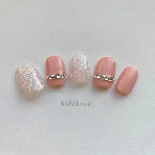 ネイル BABELバベル所属・江戸川橋✨BABEL 【バベル】大人可愛いのネイルデザイン