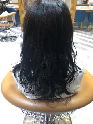 セミロング 髪質改善縮毛矯正 リピートNo.1米倉のヘアスタイル