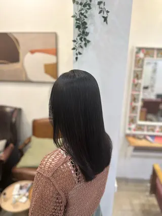 ロング カラー 村上 滉弥のヘアスタイル
