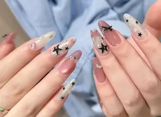 ネイル By moonネイル 🌷ワンホン/韓国風のネイルデザイン