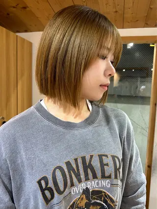ショート カラー 🫐寒色系カラー 🫐ヤマナカリリカのヘアスタイル