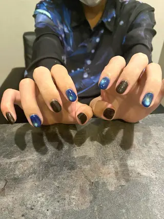 メンズ ネイル メンズガーデン yuriのネイルデザイン