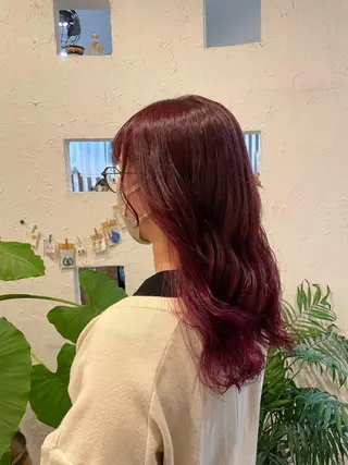 ロング カラー 🌸小掛🌸 豊橋外国人風カラーのヘアスタイル
