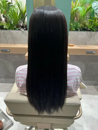 ロング カラー 桑原 りゆのヘアスタイル