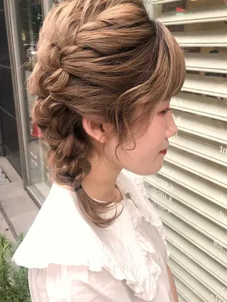 ヘアアレンジ 赤み消し/透明感 🪽◝✩ 武者春花のヘアスタイル
