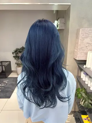 ロング レイヤー×ツヤカラー 渋谷/kougaのヘアスタイル