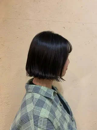ミディアム 前田 鈴晏のヘアスタイル