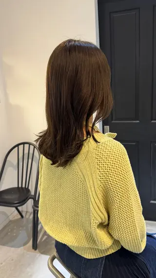 ロング カラー 華奈/オリーブ/ ベージュ/抜け感🥣のヘアスタイル