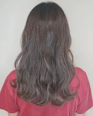 ロング カラー ✨ブリーチなし透明感 カラー✨ゆりかのヘアスタイル