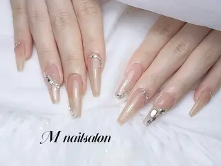 ネイル M🌷nail 長さだし専門店のネイルデザイン