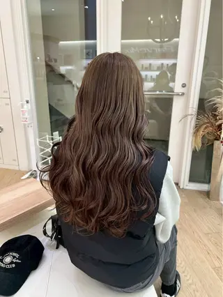 ロング カラー ParveMix🎀 稲垣詞葉のヘアスタイル