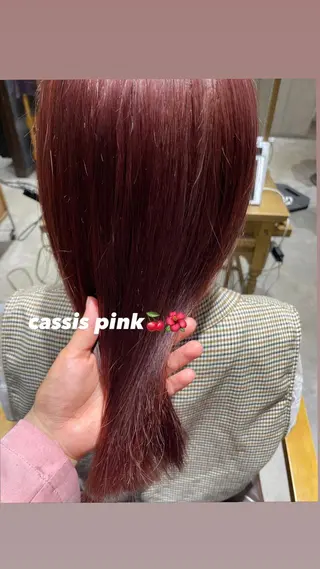 ミディアム カラー loely 💞miyuのヘアスタイル