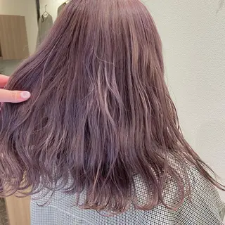 ロング カラー ヘアアレンジ 🚀MOEKA ᵕ̈ ハイトーン💫のヘアスタイル