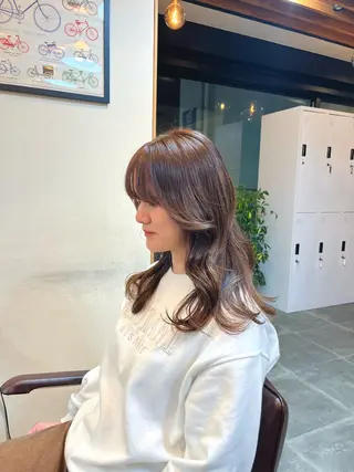 ロング 【ボブ】縮毛矯正/ 船橋駅5分/鈴木杏美のヘアスタイル