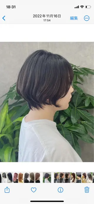 ショート カラー FRAME spa&hair room博多店【フレーム】所属・髪質改善｜顔周り｜博 多｜川上智也のヘアスタイル