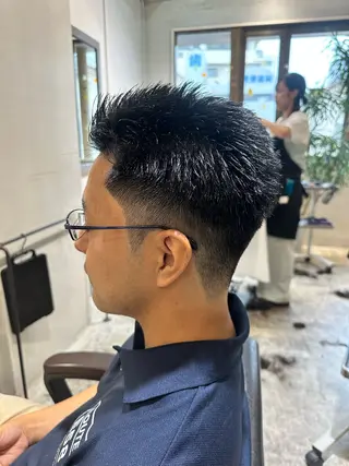 ショート メンズ HANGOUT ／久富のヘアスタイル