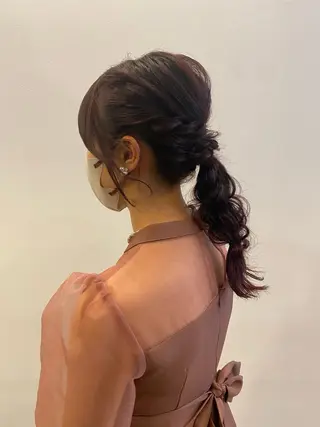 セミロング カラー ヘアアレンジ 市川 博紀 副店長のヘアスタイル