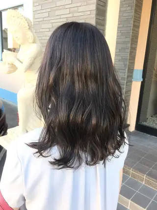 セミロング カラー 4-rest garden （フォーレストガーデン）所属・金井 直樹のヘアスタイル