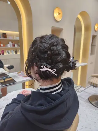 ヘアアレンジ あかね☆ヘアアレンジ /ボブ/縮毛矯正のヘアスタイル