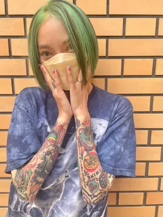 ショート カラー 🌈🌸あおき みちる🌟💗のヘアスタイル