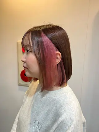 カラー カラーモデル募集 🫧彩花🦋のヘアスタイル