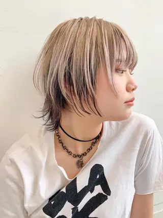 ショート 🍀ケアブリーチ カラー🍀坂井のヘアスタイル