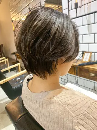 ショート カラー メンズヘア/レイヤー /ボブ山内春輝のヘアスタイル