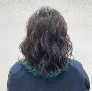 ミディアム やじま ひろこのヘアスタイル