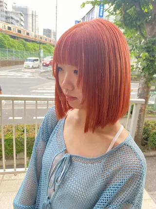 ミディアム カラー 🕶️佐藤 海李🐏のヘアスタイル