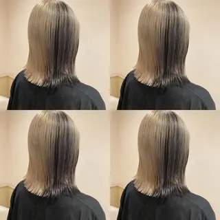 ミディアム カラー レイヤー×髪質改善 マネージャー安藤光司のヘアスタイル