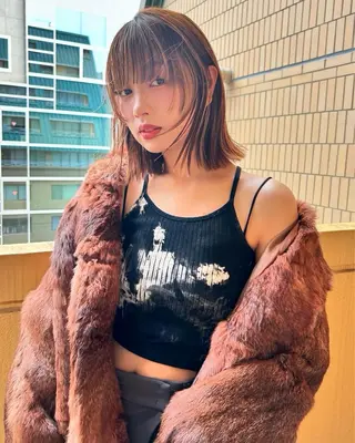 ショート カラー ショート/ボブ専門 宮脇美奈/南船場のヘアスタイル