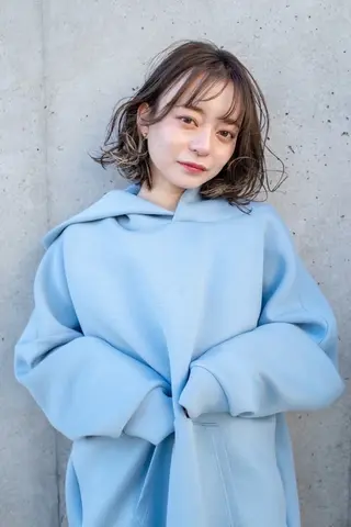 ショート カラー ヘアアレンジ Graphy  札幌所属・🐺ﾅｶﾑﾗ ﾓﾓｶのヘアスタイル