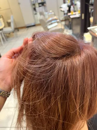 セミロング カラー Le Clic GINZA所属・イソベ ミズキのヘアスタイル
