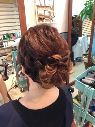 ショート ミディアム セミロング ロング ヘアアレンジ ヘアメ/着付け 清水玲歌のヘアスタイル