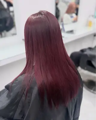 セミロング カラー モテ艶韓国ヘア 🤍りんのヘアスタイル