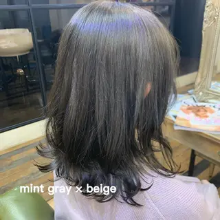 ミディアム カラー Sana / 韓国ヘア / カラーのヘアスタイル