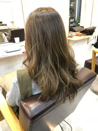 ロング カラー 縮毛矯正・髪質改善 人気No1🩶北島のヘアスタイル