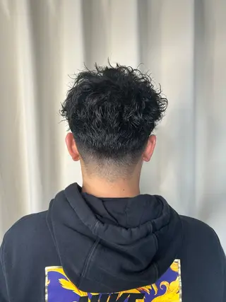 ショート パーマ メンズ ASAYA THREE(A)のヘアスタイル