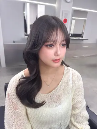 ロング カラー 韓国レイヤー🇰🇷 福澤　和嗣のヘアスタイル