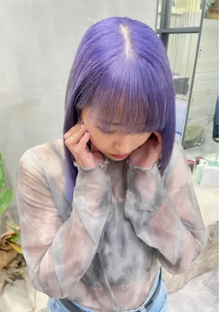 ロング カラー カノン/アニメ漫画 好き美容師︎💕︎︎のヘアスタイル