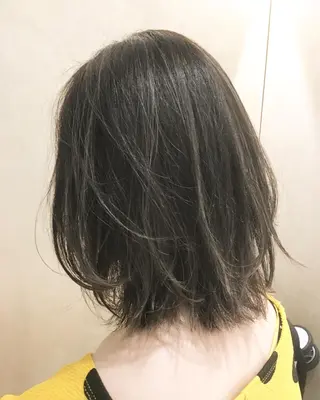 ミディアム カラー 酸性縮毛矯正のプロ 杉山玲介のヘアスタイル